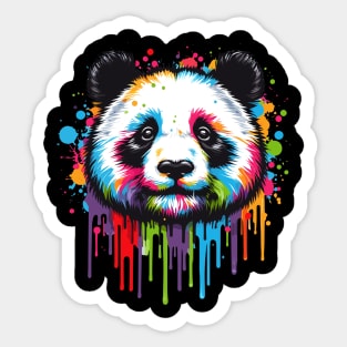 Giant Panda Colors Sticker